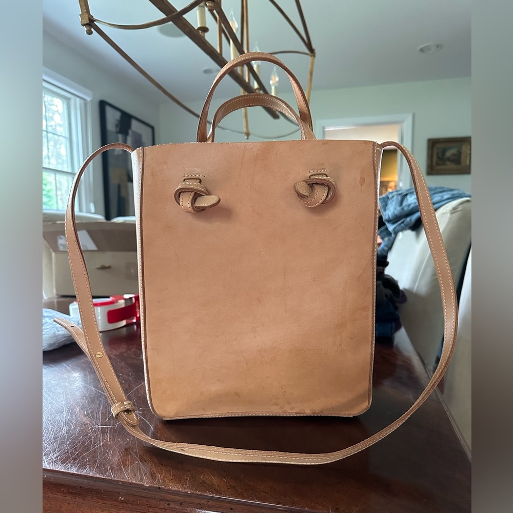 Nisolo Vachetta Leather Small Tote & Crossbody